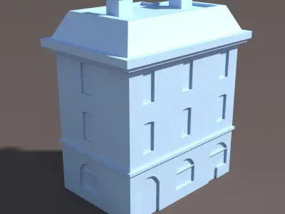 Apartment House 3D model buy