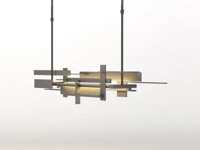 Planar Large Led Pendant 3D model