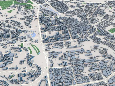Nairobi City Kenya 3D model