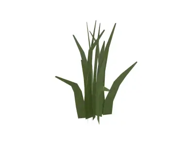 Grass 008 v3 Low-poly 3D model