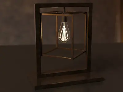 room lamps  Free low-poly 3D model