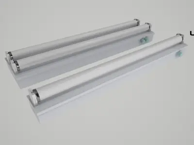 Fluorescent Lights Collection 3D model