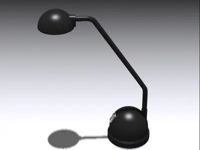 Desk lamp Low-poly 3D model 13
