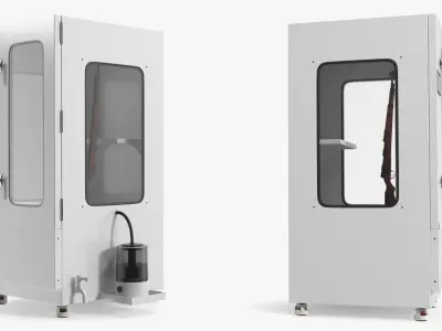  Fingerprint Visualization Chamber With Long-Gun 