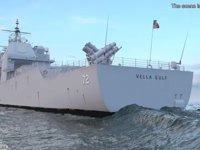  Arleigh Burke-Class Destroyer USS Vella Gulf CG-72 