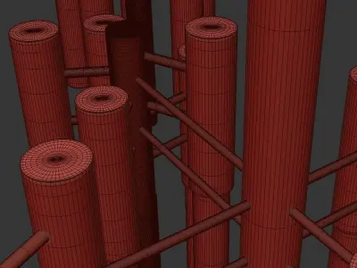 BURJ CHANDELIER 3D model