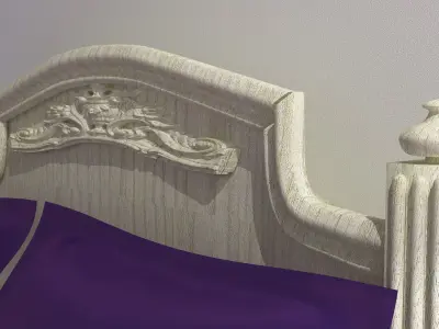 Classic Bed 8K 3D model