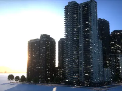 City Block Type B28 3D model