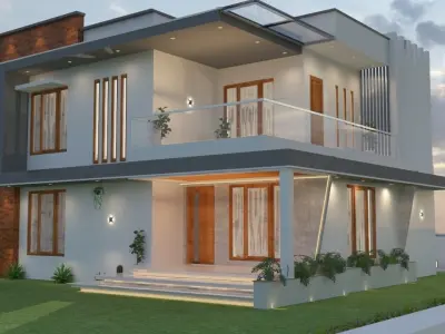 Exterior House Design 3D model