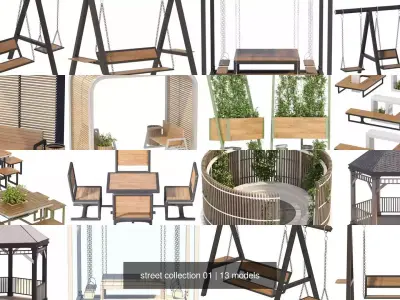 street collection 01 3D Model Pack