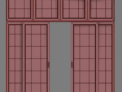 Japanese doors 3D model