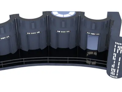 Set 2c - Death Star Elevators 1-18 Scale Kenner Hasbro 3D print model
