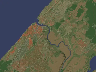 Rabat Morocco - city and urban 3D model