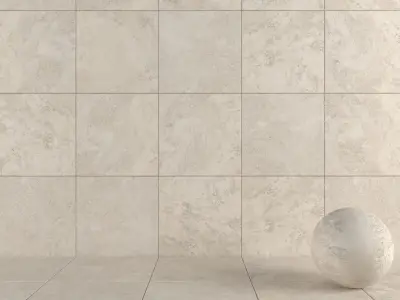 Flaviker Navona Bone Cross 80x80 Texture