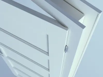 White Door 32 3D model
