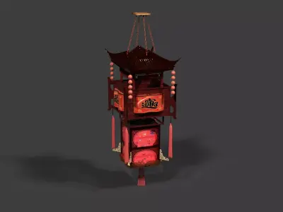 Chinese royal palace lantern  3D model order