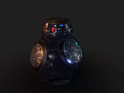 First Order BB-09 Low-poly 3D model