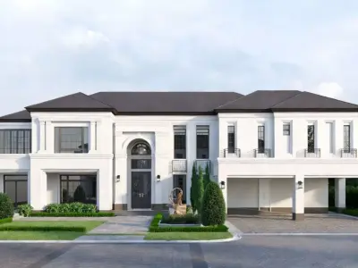 French Architectural Style 3D model