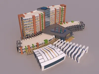 0139 - Financial Center Building 3D model