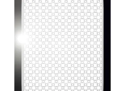 Door Security Screen w Star eight point 3D model