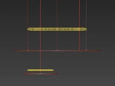 HOVER pendant luminaire 3D model