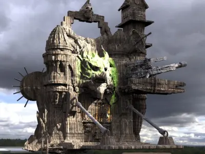 Raven Treehouse Full 3D model