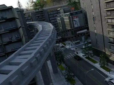 Urban Environments Pack Europe The City Bundle 3 Complete Scenes 3D model