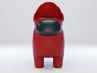 Among Us Beanie Character 3D model