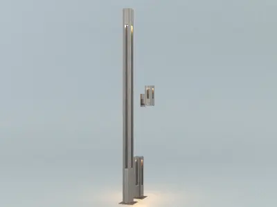 laos Street Light Concept 3D model
