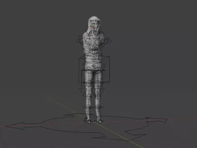 Ghost Demon Model for Blender 3D model