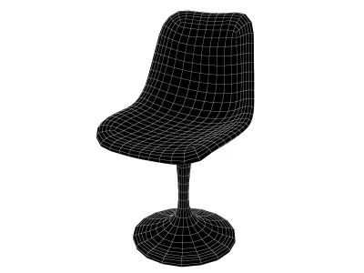 Bar Chair v1 004 Low-poly 3D model