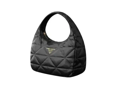 bag-PRADA quilted bag Low-poly 3D model