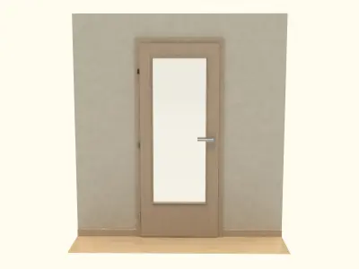 Wooden Door 3D model