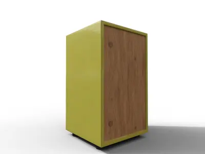 Pack 2 Modern Furniture 3D Model Low-poly 3D model