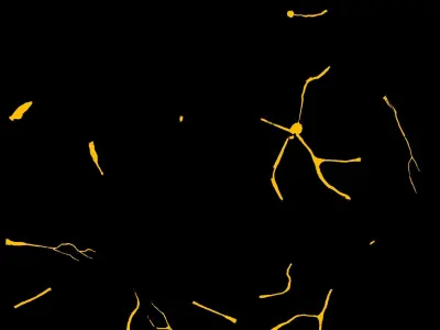 stylized Floating Islands  volcano  Low-poly 3D model Low-poly 3D model