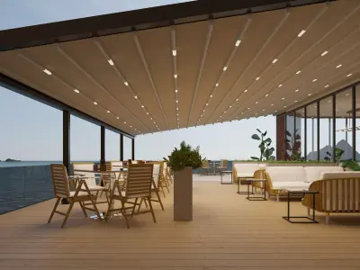 Pergola Detailed 3D model