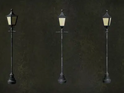 Lamp Street Series LumixLu LT2 Group 2 N1 3D model