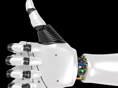 Robot Hand rigged  3D model