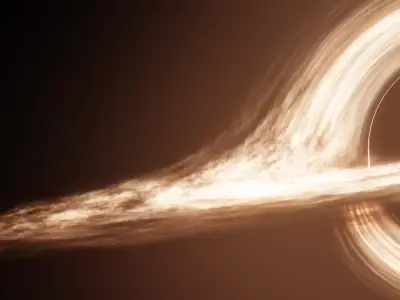 Gargantua Black Hole  Interstellar Inspired 3D Model 3D model