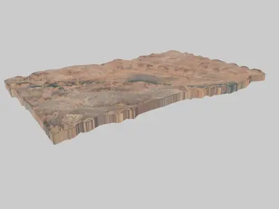 NIAMEY City Low-poly 3D model