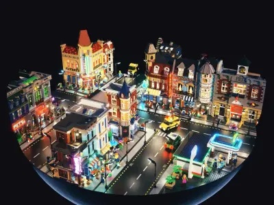 LEGO Planet 3D model