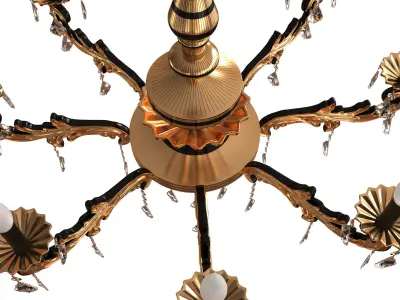 Classic Chandelier 003 3D model