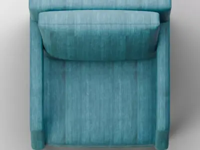 Delaney Chair Low-poly 3D model