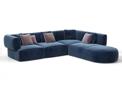 553 Bowy 20 40 34 Corner Sofa 3D model