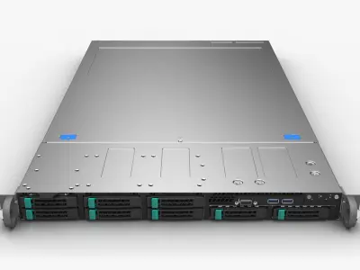  Server Chassis 1U with Board 