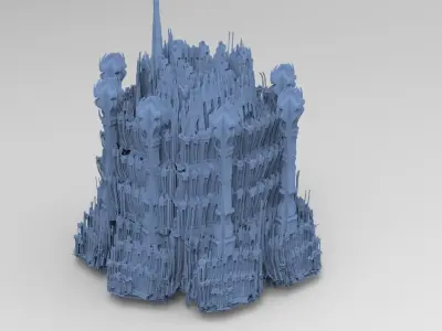 Dantes underworld Purgatory ring  2  3D model