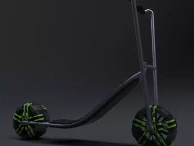 Sci Fi Scooter Concept 3D model