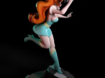 Kimberly from Space Ace 3D print model