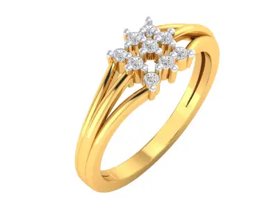 Women Ring Render 3dm STL MTL SLC JCD OBJ FBX Details 3D print model 85