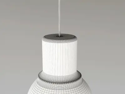 Hektar Pendant Lamp Black 3D model
